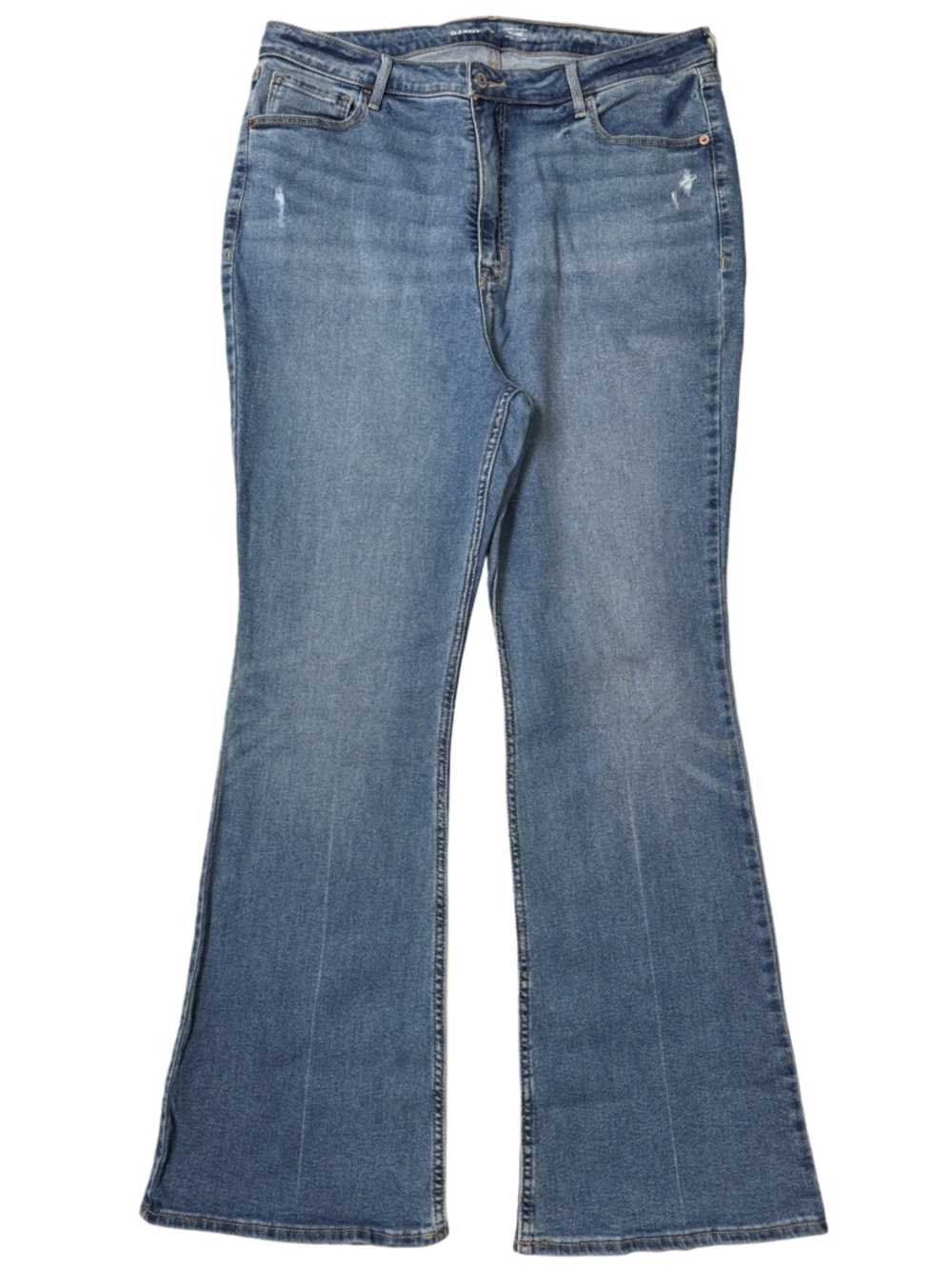 {Old Navy} "Higher High-Rise Flare” Mary Kate Blue Bootcut Stretch Denim
